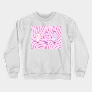 Cute pink plumbobs Crewneck Sweatshirt